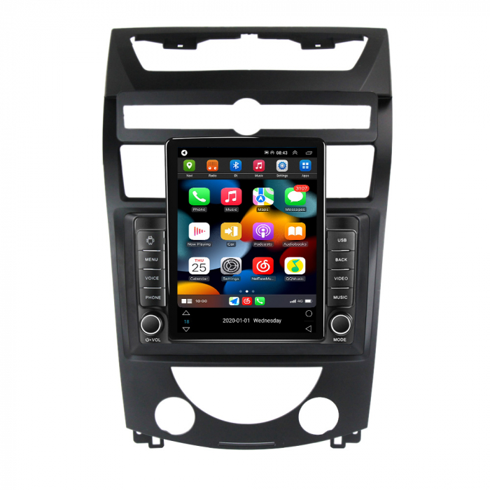 Navigatie dedicata SsangYong Rexton 2006-2012,Tesla Style, ANDROID 13,Carplay&Android Auto, 10 inch , 8+128GB, Internet, Aplicatii, Waze, GPS [2]