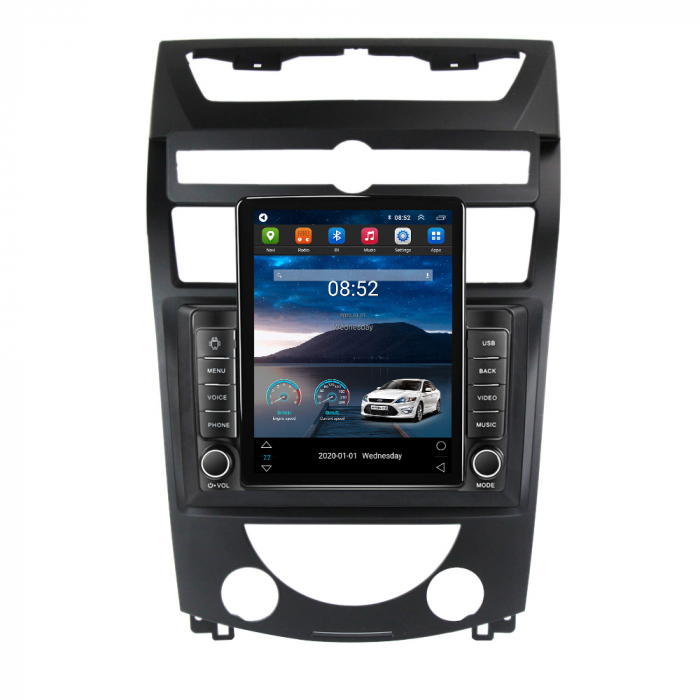 Navigatie dedicata SsangYong Rexton 2006-2012,Tesla Style, ANDROID 13,Carplay&Android Auto, 10 inch , 8+128GB, Internet, Aplicatii, Waze, GPS [1]