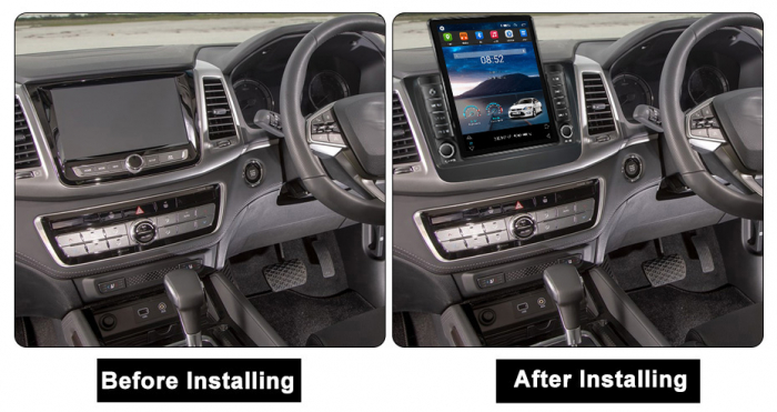 Navigatie dedicata SsangYong Rexton 2019,Tesla Style, ANDROID 13,Carplay&Android Auto, 10 inch , 8+128GB, Internet, Aplicatii, Waze, GPS [3]