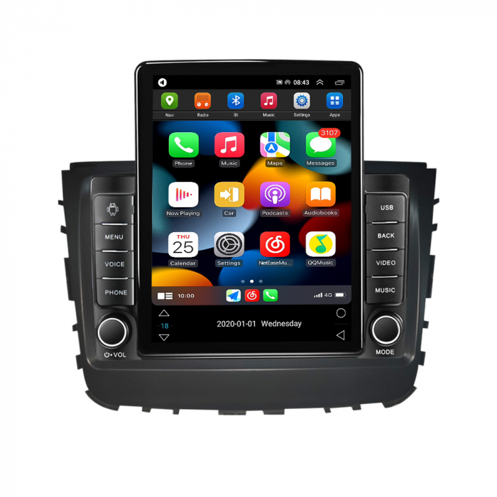 Navigatie dedicata SsangYong Rexton 2019,Tesla Style, ANDROID 13,Carplay&Android Auto, 10 inch , 8+128GB, Internet, Aplicatii, Waze, GPS [2]