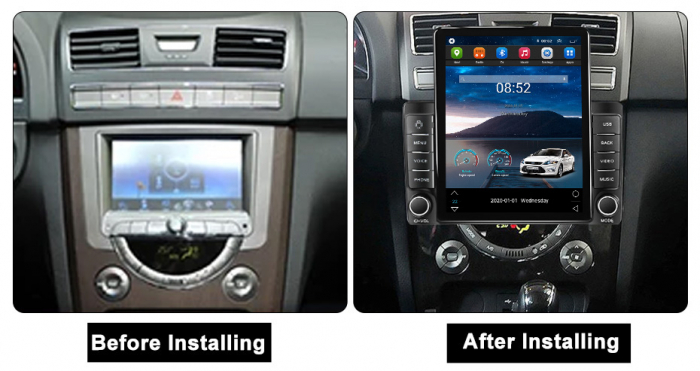 Navigatie dedicata SsangYong Rexton W 2014-2016,Tesla Style, ANDROID 13,Carplay&Android Auto, 10 inch , 8+128GB, Internet, Aplicatii, Waze, GPS [3]