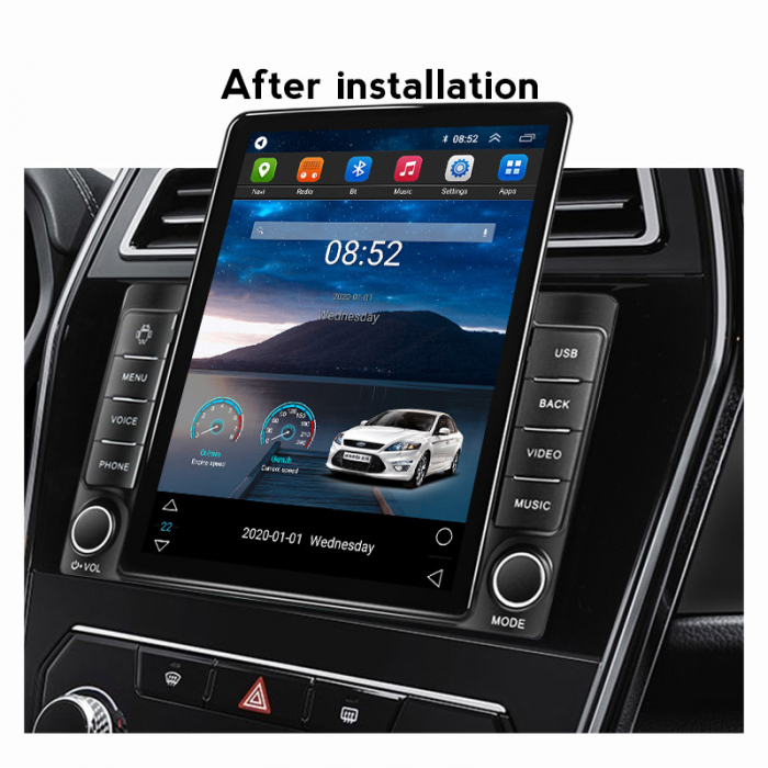 Navigatie dedicata SsangYong Tivoli 2019-2021,Tesla Style, ANDROID 13,Carplay&Android Auto, 10 inch , 8+128GB, Internet, Aplicatii, Waze, GPS [4]