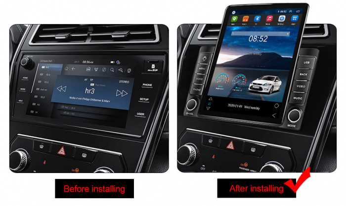 Navigatie dedicata SsangYong Tivoli 2019-2021,Tesla Style, ANDROID 13,Carplay&Android Auto, 10 inch , 8+128GB, Internet, Aplicatii, Waze, GPS [3]