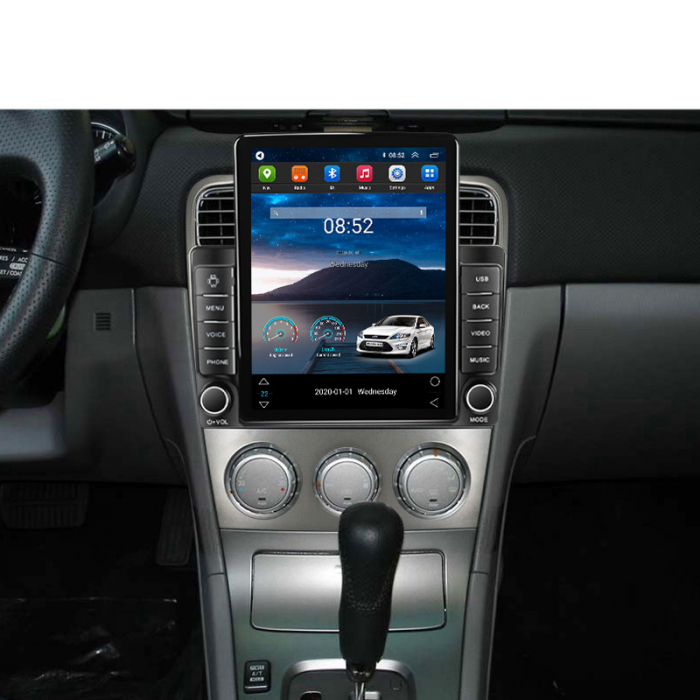Navigatie dedicata Subaru Forester 2004-2008,Tesla Style, ANDROID 13,Carplay&Android Auto, 10 inch , 8+128GB, Internet, Aplicatii, Waze, GPS [4]