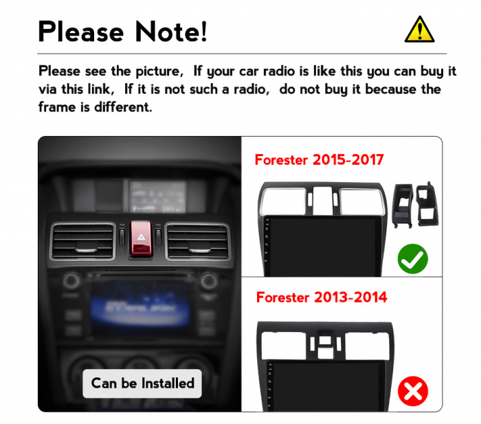 Navigatie dedicata Subaru Forester 2015-2017,Tesla Style, ANDROID 13,Carplay&Android Auto, 10 inch , 8+128GB, Internet, Aplicatii, Waze, GPS [3]