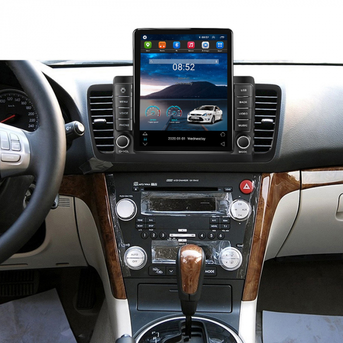 Navigatie dedicata Subaru Legacy Outback 2003-2009,Tesla Style, ANDROID 13,Carplay&Android Auto, 10 inch , 8+128GB, Internet, Aplicatii, Waze, GPS [4]