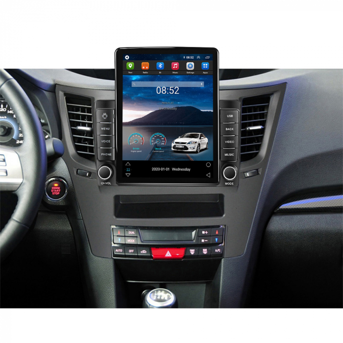 Navigatie dedicata Subaru Legacy Outback 2009-2014,Tesla Style, ANDROID 13,Carplay&Android Auto, 10 inch , 8+128GB, Internet, Aplicatii, Waze, GPS [4]