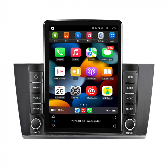 Navigatie dedicata Subaru Legacy Outback 2015-2018,Tesla Style, ANDROID 13,Carplay&Android Auto, 10 inch , 8+128GB, Internet, Aplicatii, Waze, GPS [2]