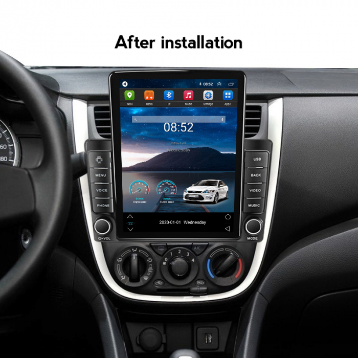 Navigatie dedicata Suzuki Celerio 2014,Tesla Style, ANDROID 13,Carplay&Android Auto, 10 inch , 8+128GB, Internet, Aplicatii, Waze, GPS [4]