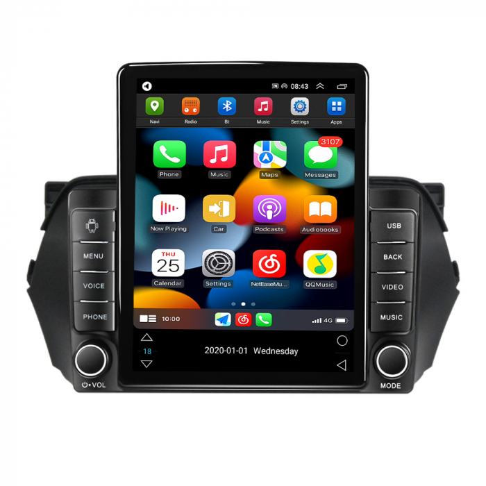 Navigatie dedicata Suzuki Ciaz 2014-2018,Tesla Style, ANDROID 13,Carplay&Android Auto, 10 inch , 8+128GB, Internet, Aplicatii, Waze, GPS [2]