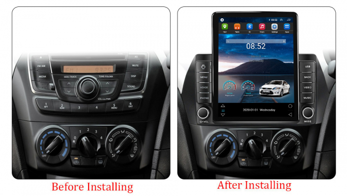 Navigatie dedicata Suzuki Ciaz 2014-2018,Tesla Style, ANDROID 13,Carplay&Android Auto, 10 inch , 8+128GB, Internet, Aplicatii, Waze, GPS [3]