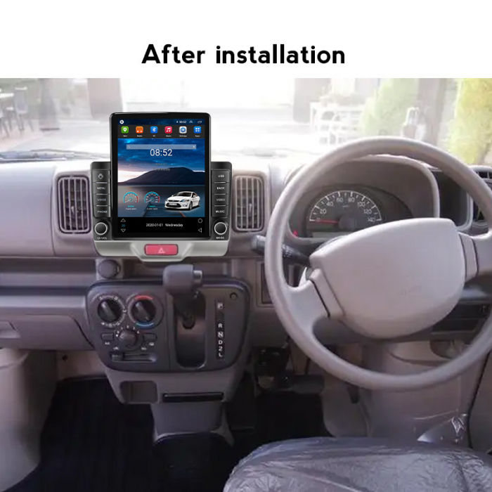 Navigatie dedicata Suzuki Every 2016,Tesla Style, ANDROID 13,Carplay&Android Auto, 10 inch , 8+128GB, Internet, Aplicatii, Waze, GPS [4]