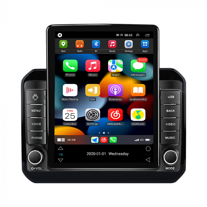Navigatie dedicata Suzuki Ignis 2016-2020,Tesla Style, ANDROID 13,Carplay&Android Auto, 10 inch , 4GB RAM 64GB ROM, Internet, Aplicatii, Waze, GPS [3]