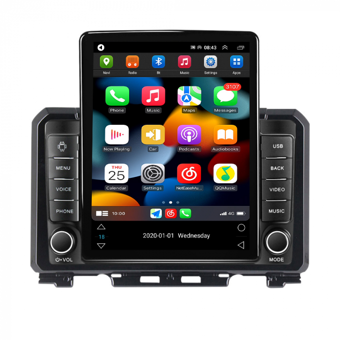 Navigatie dedicata Suzuki Jimny 2018-2020,Tesla Style, ANDROID 13,Carplay&Android Auto, 10 inch , 8+128GB, Internet, Aplicatii, Waze, GPS [2]