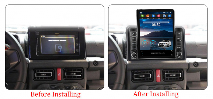 Navigatie dedicata Suzuki Jimny 2018-2020,Tesla Style, ANDROID 13,Carplay&Android Auto, 10 inch , 8+128GB, Internet, Aplicatii, Waze, GPS [3]