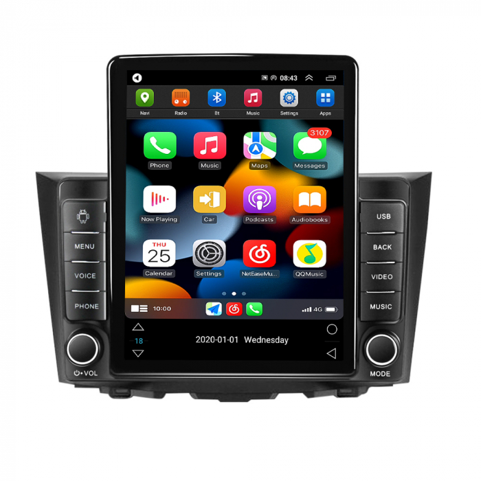 Navigatie dedicata Suzuki Kizashi 2009-2015,Tesla Style, ANDROID 13,Carplay&Android Auto, 10 inch , 8+128GB, Internet, Aplicatii, Waze, GPS [2]
