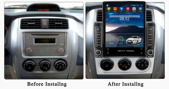 Navigatie dedicata Suzuki Liana 2004-2008,Tesla Style, ANDROID 13,Carplay&Android Auto, 10 inch , 8+128GB, Internet, Aplicatii, Waze, GPS [3]
