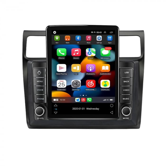 Navigatie dedicata Suzuki Swift 2003-2010 Tesla Style, 4GB RAM 64GB ROM, ANDROID 13,Carplay&Android Auto, 10 inch, Internet, Aplicatii, Waze, GPS [3]