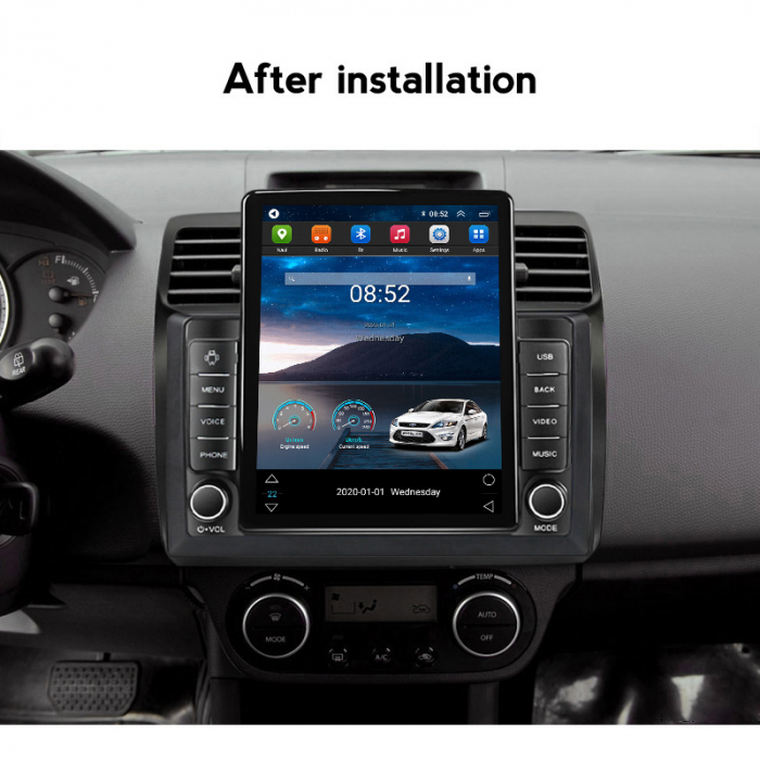 Navigatie dedicata Suzuki Swift 2003-2010,Tesla Style, ANDROID 13,Carplay&Android Auto, 10 inch , 8+128GB, Internet, Aplicatii, Waze, GPS [4]