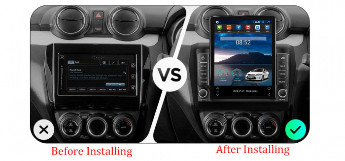 Navigatie dedicata Suzuki Swift 2016-2020,Tesla Style, ANDROID 13,Carplay&Android Auto, 10 inch , 8+128GB, Internet, Aplicatii, Waze, GPS [3]