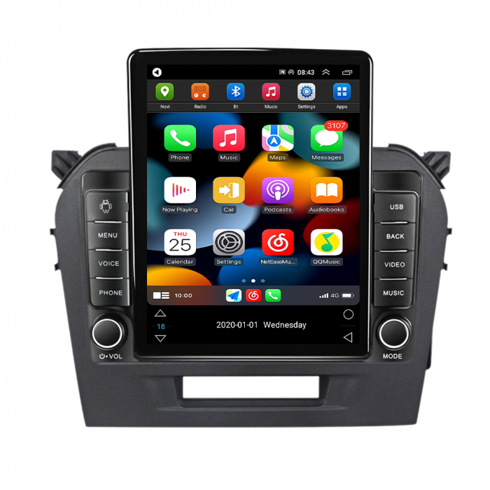 Navigatie dedicata Suzuki Vitara 2014-2018,Tesla Style, ANDROID 13,Carplay&Android Auto, 10 inch , 8+128GB, Internet, Aplicatii, Waze, GPS [2]