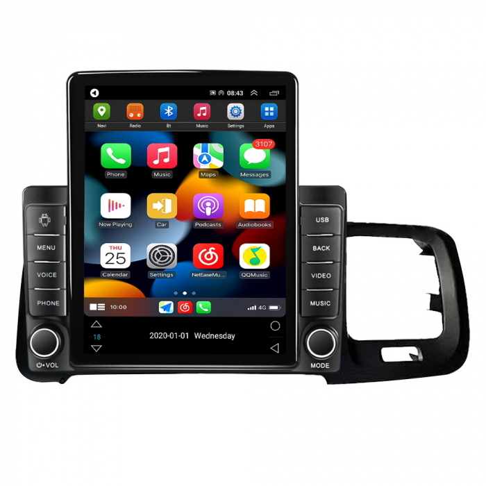 Navigatie dedicata Volvo S60 V60 2011-2020 ,Tesla Style, ANDROID 13,Carplay&Android Auto, 10 inch , 8+128GB, Internet, Aplicatii, Waze, GPS [2]