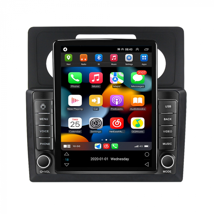 Navigatie dedicata VW Caddy 3 2004-2010, Tesla Style, ANDROID 13, 10 inch , 8+128GB, Internet, Aplicatii, Waze, GPS [2]