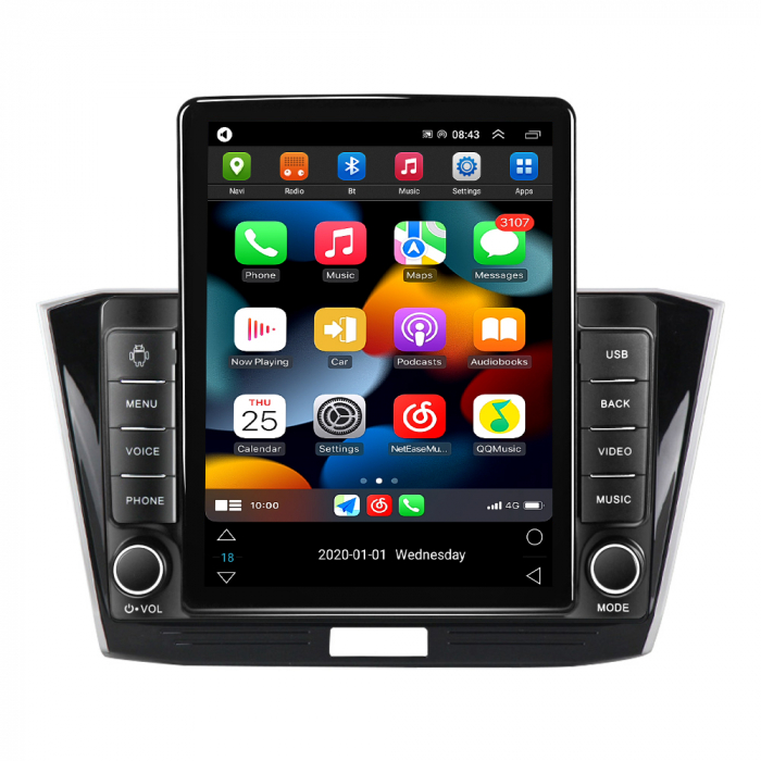 Navigatie dedicata VW Passat B8 2015-2018, Tesla Style, ANDROID 13, 10 inch , 8+128GB, Internet, Aplicatii, Waze, GPS [2]
