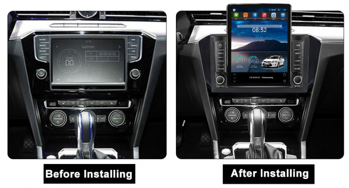 Navigatie dedicata VW Passat B8 Magotan, Tesla Style, ANDROID 13, 10 inch , 8+128GB, Internet, Aplicatii, Waze, GPS [3]