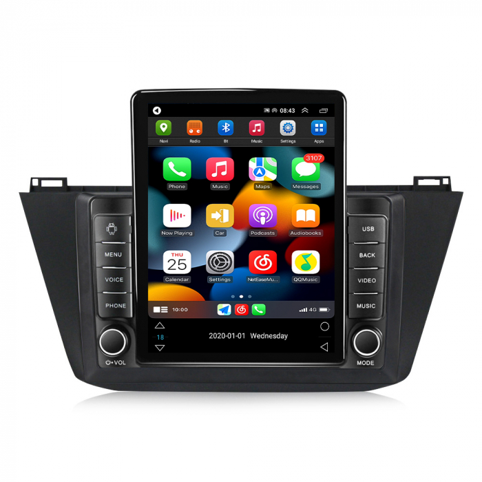 Navigatie dedicata VW Tiguan 2017-2019, Tesla Style, ANDROID 13, 10 inch , 8+128GB, Internet, Aplicatii, Waze, GPS [2]