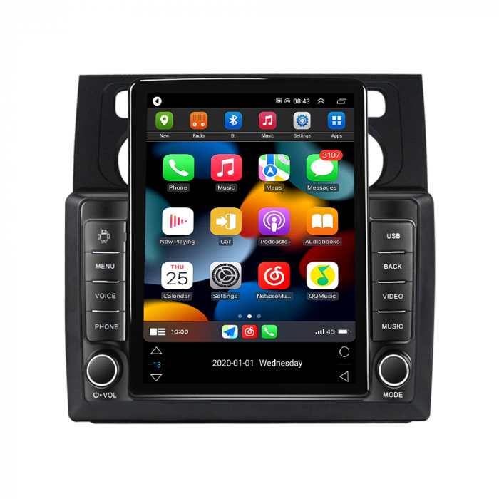 Navigatie dedicata VW Touran 2003-2010,Tesla Style, ANDROID 13, 10 inch , 8+128GB, Internet, Aplicatii, Waze, GPS [2]