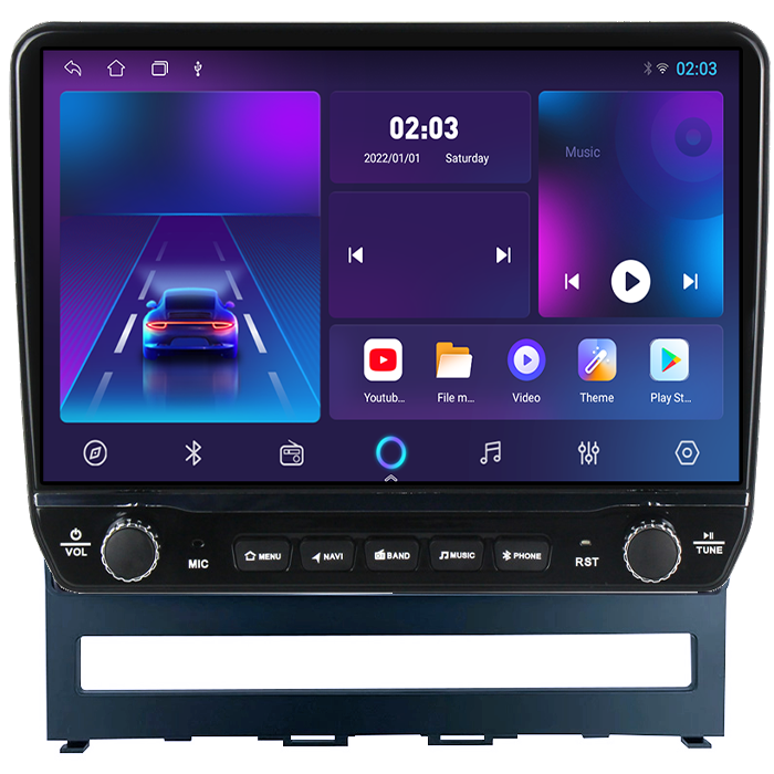 Navigatie dedicata Perla 9 2009 Idea 2011 2014 Tesla cu butoane rotative model 2024, 4GB RAM 64GB ROM, Procesor Quadcore, Android 14, Display QLED 10", DSP, Carplay&Android Auto [7]