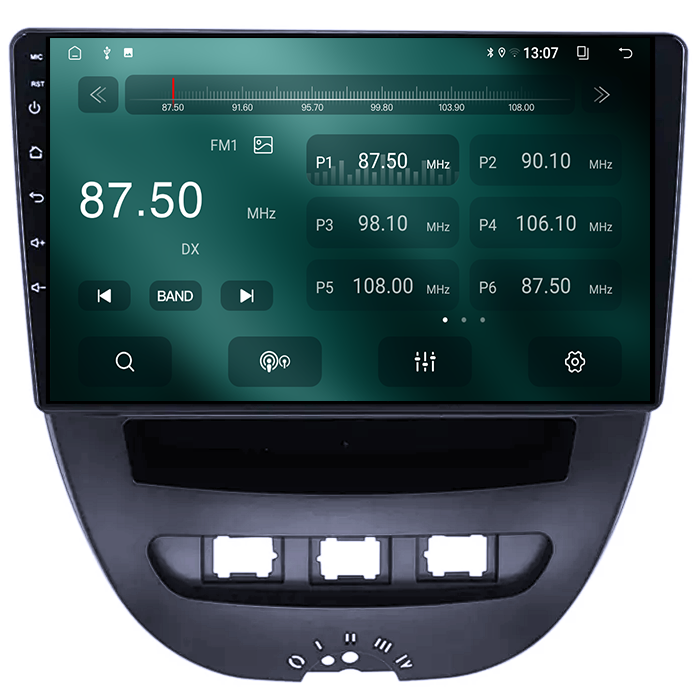 Navigatie dedicata Peugeot 107 2009-2015, 8GB RAM 128GB ROM, Octacore, Platforma TS18, Android 13, Display QLED 10”, Suporta camera 360º, DSP, Carplay&Android Auto, SIM 4G, Ventilator Activ [1]