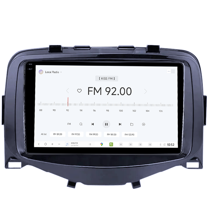 Navigatie dedicata Toyota Aygo/ Peugeot 108/ Citroen C1 2016 DUDU3, 4GB RAM 64GB ROM, Octacore, Platforma 8581, Android, Display QLED 9", DSP, Carplay&AndroidAuto [4]
