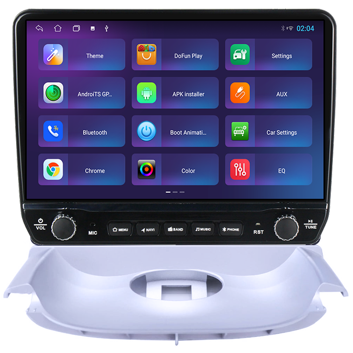 Navigatie dedicata Peugeot 206 1998-2009 Tesla cu butoane rotative model 2024, 4GB RAM 64GB ROM, Procesor Quadcore, Android 14, Display QLED 10", DSP, Carplay&Android Auto [5]