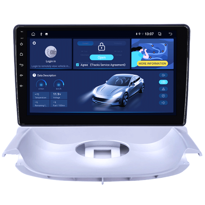 (Resigilata) Navigatie dedicata Peugeot 206 1998-2009, 2GB RAM 32GB ROM, Quad Core, Display 9" IPS Full HD, Carplay&Android Auto, Android 14, Suport camere AHD [2]