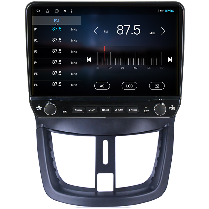 Navigatie dedicata Peugeot 207 Tesla cu butoane rotative model 2024, 4GB RAM 64GB ROM, Procesor Quadcore, Android 14, Display QLED 10", DSP, Carplay&Android Auto [3]