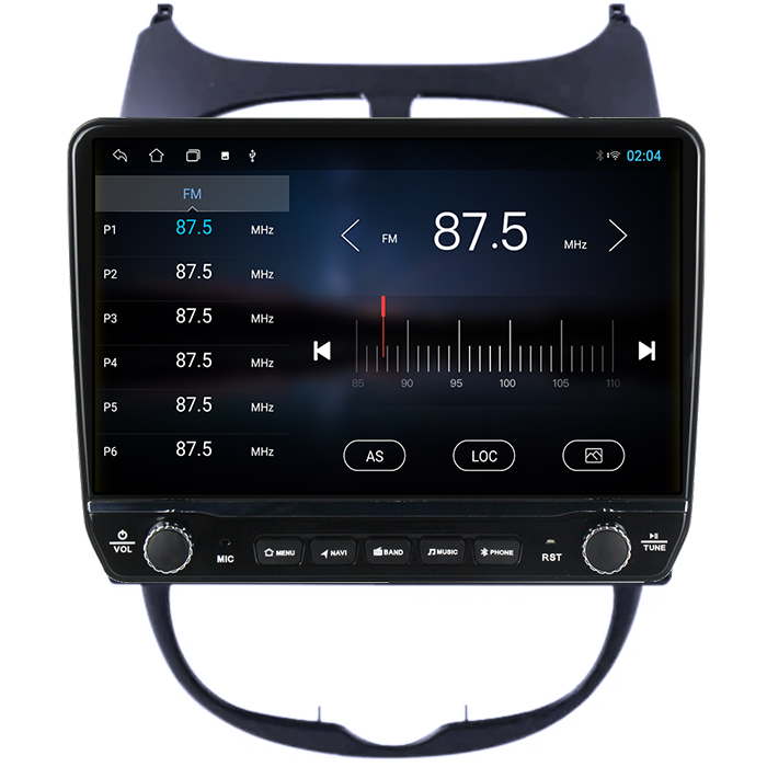 Navigatie dedicata Peugeot 206 1998-2009 Tesla cu butoane rotative model 2024, 4GB RAM 64GB ROM, Procesor Quadcore, Android 14, Display QLED 10", DSP, Carplay&Android Auto [3]