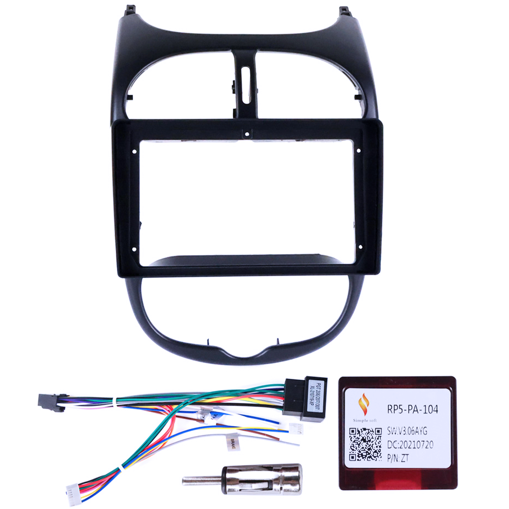 Navigatie dedicata Peugeot 206 2004-2008, 4GB RAM 64GB ROM, Octacore, Android 13, Display QLED 9", DSP, Carplay, Android Auto, Internet, Youtube, Waze, WIFI, Bluetooth [8]