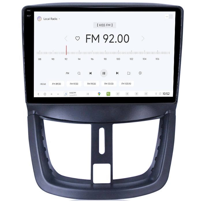 Navigatie dedicata Peugeot 207 2006-2015, DUDU3, 4GB RAM 64GB ROM, Octacore, Platforma 8581, Android, Display QLED 9", DSP, Carplay&AndroidAuto [4]