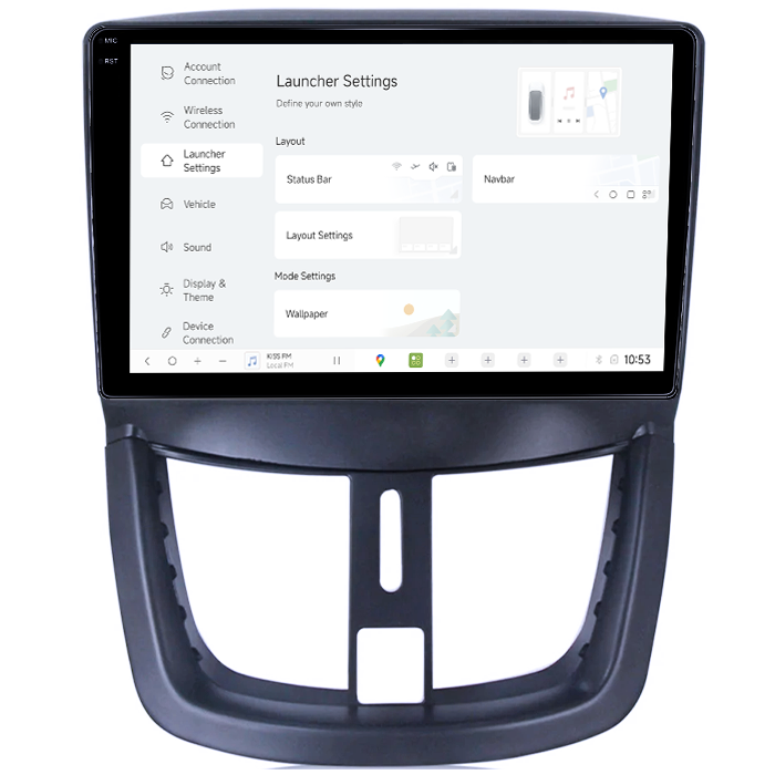 Navigatie dedicata Peugeot 207 2006-2015, DUDU3, 4GB RAM 64GB ROM, Octacore, Platforma 8581, Android, Display QLED 9", DSP, Carplay&AndroidAuto [5]