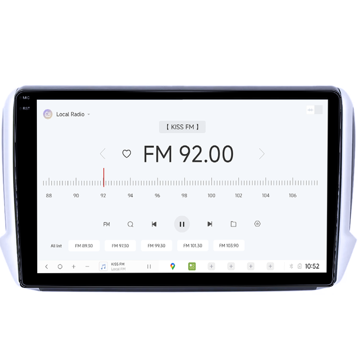 Navigatie dedicata Peugeot 208 / 2008 2012-2020, DUDU3, 4GB RAM 64GB ROM, Octacore, Platforma 8581, Android, Display QLED 9", DSP, Carplay&AndroidAuto [4]