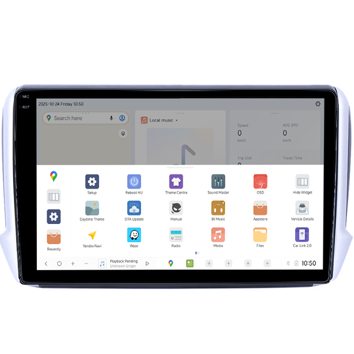 Navigatie dedicata Peugeot 208 / 2008 2012-2020, DUDU3, 4GB RAM 64GB ROM, Octacore, Platforma 8581, Android, Display QLED 9", DSP, Carplay&AndroidAuto [3]