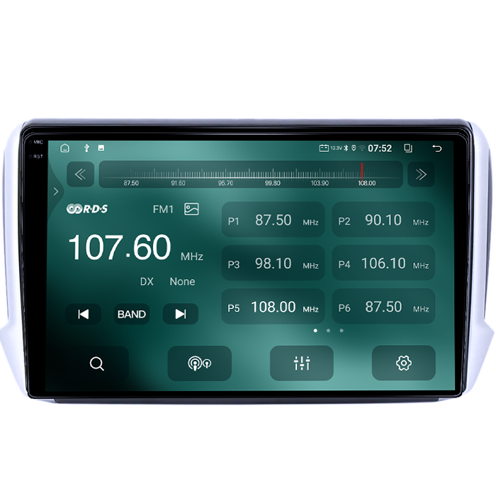 Navigatie dedicata Peugeot 208 / 2008 2012-2020, 4GB RAM 64GB ROM, Quad Core, Display 9" QLED  Carplay, Android 14, Bluetooth, Magazin Play, Suport Camere AHD [4]