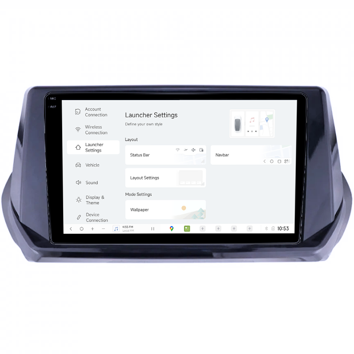 Navigatie dedicata Peugeot 208/2008 2019+, DUDU3, 4GB RAM 64GB ROM, Octacore, Platforma 8581, Android, Display QLED 9", DSP, Carplay&AndroidAuto [5]