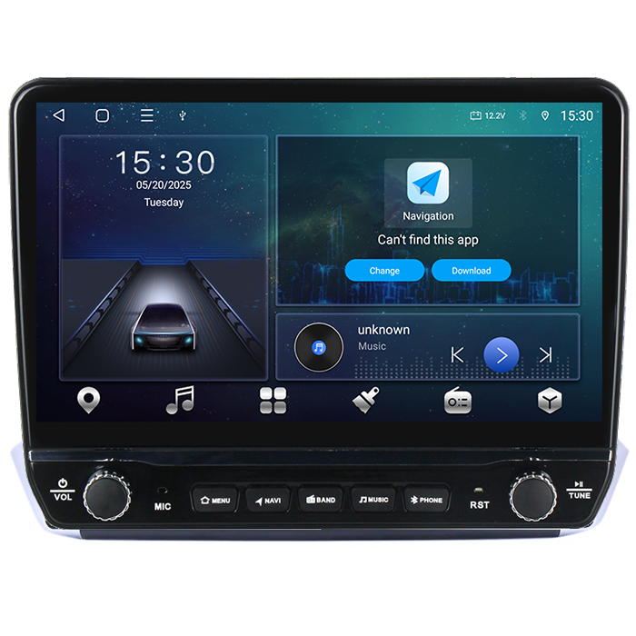 Navigatie dedicata Peugeot 308 2013-2017/2008 2013-2020 Tesla cu butoane rotative model 2024, 4GB RAM 64GB ROM, Procesor Quadcore, Android 14, Display QLED 10", DSP, Carplay&Android Auto [6]