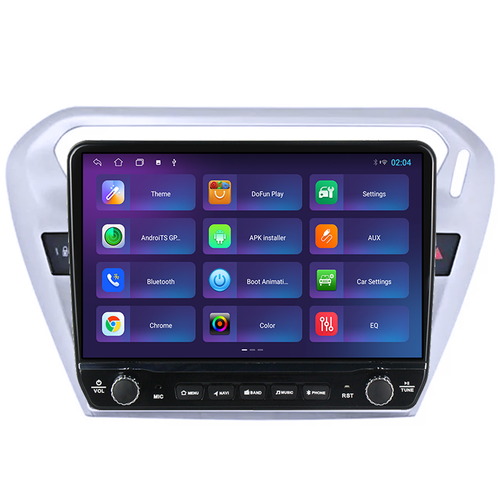 Navigatie dedicata Peugeot 301 2013-2016 Tesla cu butoane rotative model 2024, 4GB RAM 64GB ROM, Procesor Quadcore, Android 14, Display QLED 10", DSP, Carplay&Android Auto [5]