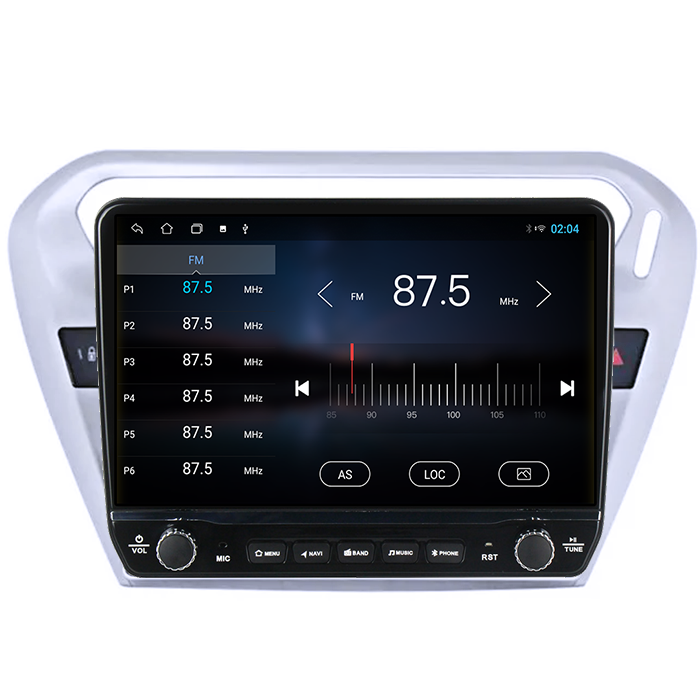 Navigatie dedicata Peugeot 301 2013-2016 Tesla cu butoane rotative model 2024, 4GB RAM 64GB ROM, Procesor Quadcore, Android 14, Display QLED 10", DSP, Carplay&Android Auto [4]