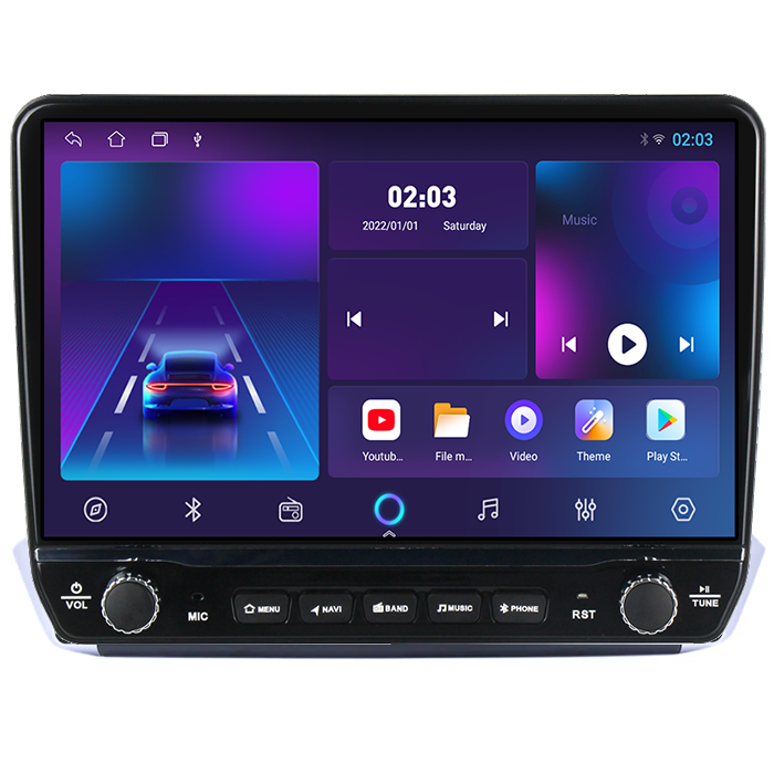 Navigatie dedicata Peugeot 308 2013-2017/2008 2013-2020 Tesla cu butoane rotative model 2024, 4GB RAM 64GB ROM, Procesor Quadcore, Android 14, Display QLED 10", DSP, Carplay&Android Auto [5]