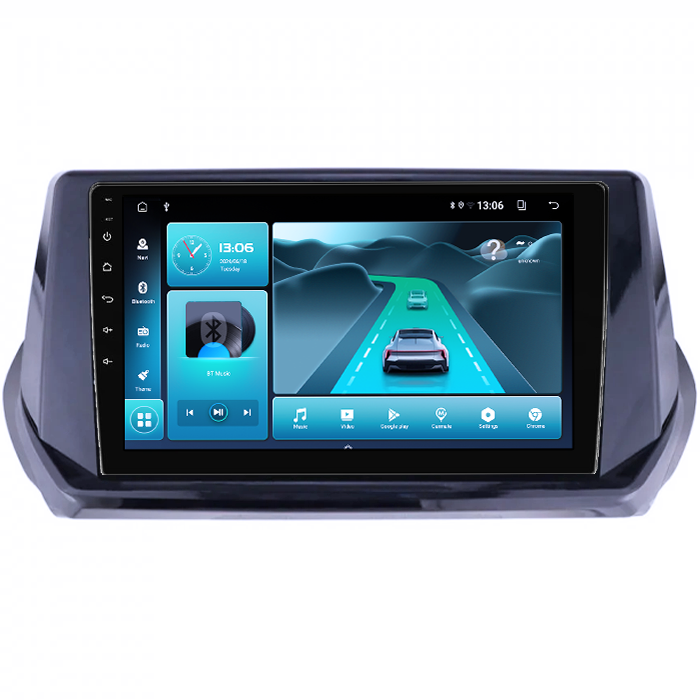 (Resigilata) Navigatie dedicata Peugeot 208/2008 2019+, 2GB RAM 32GB ROM, Quad Core, Display 9" IPS Full HD, Carplay&Android Auto, Android 14, Suport camere AHD [3]